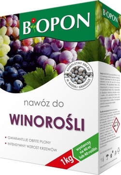 Nawóz do WINOROŚLI BiOPON wieloskładnikowy granulowany 1kg