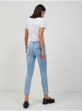 A6D017 NIEBIESKIE SPODNIE JEANSOWE SKINNY ORSAY M