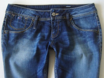 Tommy Hilfiger DAMSKIE SPODNIE JEANS r.32/32 ROZCIĄGLIWE