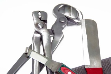 CĘGI OBCĘGI DO KOREKCJI KOPYT-38CM+ NŻE ZESTAW