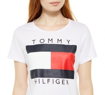 Bluzka damska koszulka t-shirt TOMMY HILFIGER XS