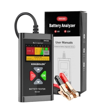 TESTER AKUMULATORA KINGBOLEN BM580 MENU PL