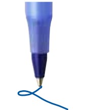 Ручка BiC Round Stick синяя