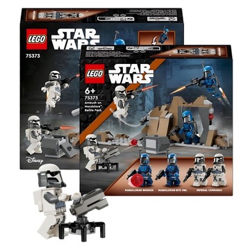 LEGO ZESTAW STAR WARS ZASADZKA NA MANDALORZE BITEWNY ZESTAW PREZENT