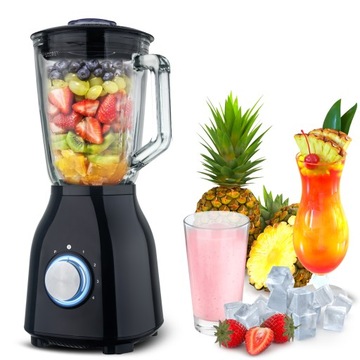 Blender Kielichowy Szklany Max 1400 W kruszy lód