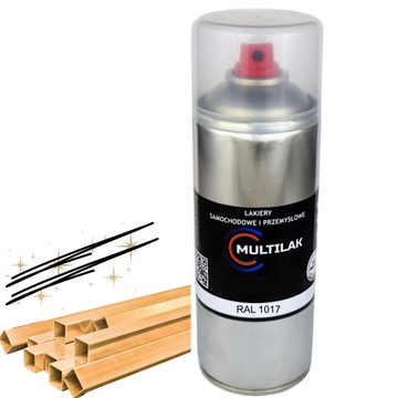 Lakier farba w sprayu do aluminium RAL 1017 Półmat
