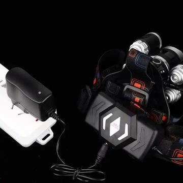 НАГОЛОВНАЯ ФАРА 5 СВЕТОДИОДНЫХ ЗУМ МОЩНАЯ ЛАМПА ОТРАЖАТЕЛЬ ВОДОНЕПРОНИЦАЕМАЯ ФАРА