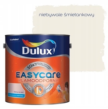 FARBA DULUX EASYCARE NIEBYWALE ŚMIETANKOWY 5L