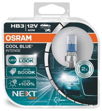 Osram żarówki HB3 Cool Blue Intense Nowa Generacja