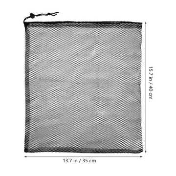 Сетчатая сумка для пляжных сумок через плечо на шнурке.