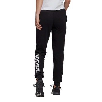 Damskie Spodnie dresowe sportowe adidas Black bawełna Essentials GM5526 M