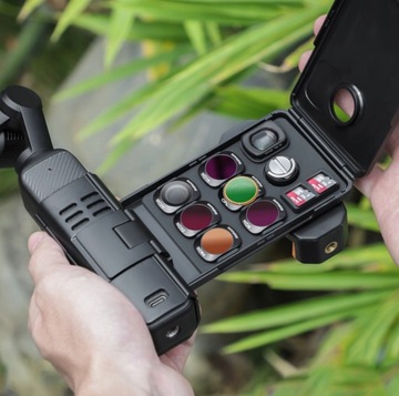 Крепление держателя телефона DJI Osmo Pocket 3 для телефона + ISO + ящик для хранения