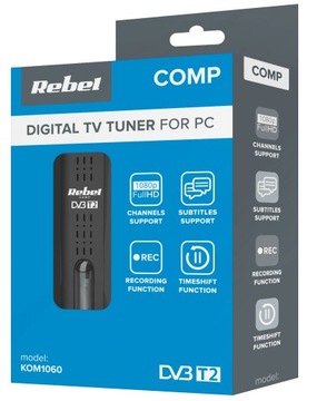 USB-декодер DVB-T2 H.265 HEVC-тюнер для ноутбука