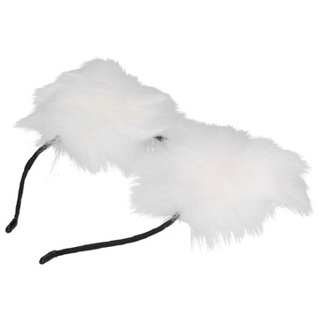 Кошачьи уши из искусственного меха с повязкой на голову