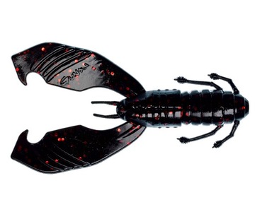 Rak GUNKI Boogie Craw 75 Black Red Flake 2szt