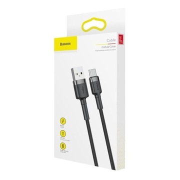 КАБЕЛЬ USB-C Baseus 2A 2 м БЫСТРЫЙ SAMSUNG HUAWEI