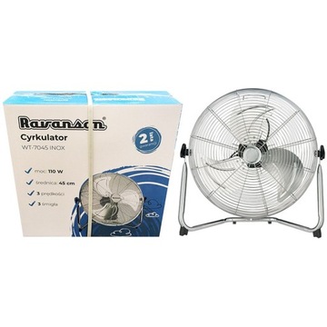 Напольный вентилятор Ravanson WT-7045 INOX