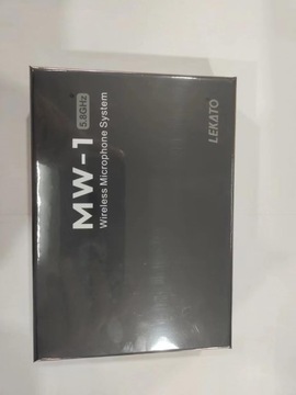 Беспроводной передатчик-приемник XLR Plug LEKATO 5,8 ГГц - черный, серебристый