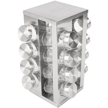 SPICE ROUND Подставка для специй 20 шт. ОРГАНАЙЗЕР для специй + наклейки