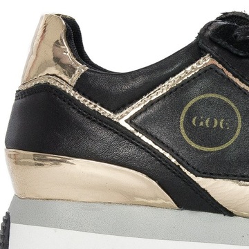 Sneakersy półbuty GOE II2N4080 Black Gold r.38