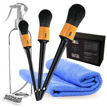 ZESTAW ADBL - 3 pędzelki, butelka 500ml, aplikator + mikrofibra