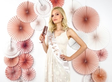 Пояс для девичника Bride To Be розовое золото