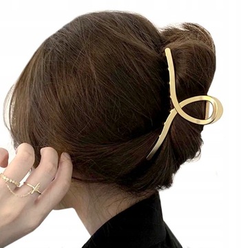 ЗОЛОТОЙ ЗАЖИМ ДЛЯ ВОЛОС Прямоугольный STRONG JAW