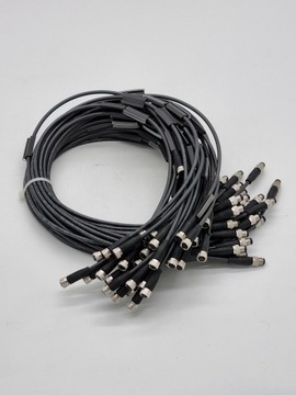 BCC02R6 кабель M8x1-гнездо, M8x1-папа -0,6м полиуретан