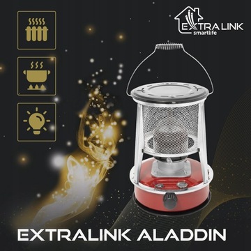 Керосиновый обогреватель ЛАМПА Aladdin EKH-460 4,6л 2600Вт печка-камин