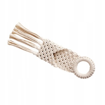 Macrame wiszące ozdoby Frędzla ścianie gobelin