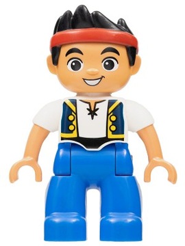 LEGO DUPLO 47394pb162 figurka Jake z 10604 10512