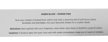 РУМЯНА ICONIC LONDON PINK SHEER COLOR POWER PINK 12,5 мл
