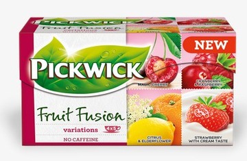 Herbata Pickwick-FRUIT FUSION 4smaki-20szt -NOWOŚĆ