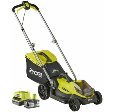 Аккумуляторная газонокосилка Ryobi ONE+ RLM18X33B40 — надежность в саду