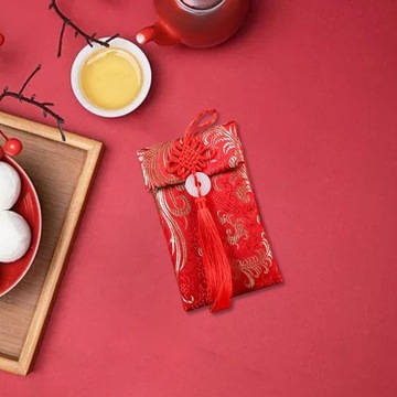 Китайский лунный Новый год, красный конверт с деньгами, подарок в стиле B, вертикальный