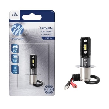 ŻARÓWKA H3 LED 6x1616SMD BIAŁA