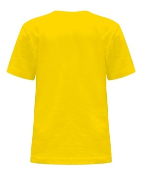 Koszulka dziecięca T-shirt żółty złoty gold w-f 134 JHK 7 - 8 lat