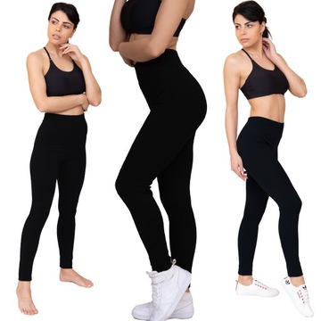 Legginsy SPORTOWE bezszwowe damskie FITNESS zestaw