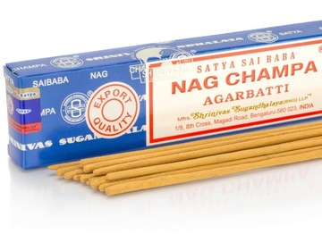 NAG CHAMPA kadzidełka PYŁKOWE SATYA Kadzidło 15g