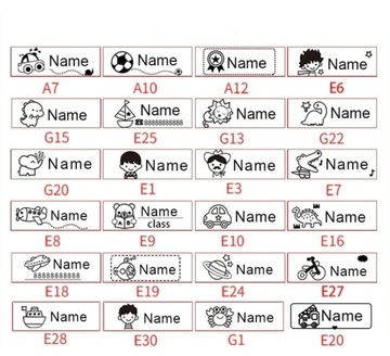 ШТАМП ДЛЯ ДЕТСКОЙ ОДЕЖДЫ С ИМЕНЕМ