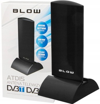 ANTENA AKTYWNA DVB-T POKOJOWA TV 4K MUX-8 LTE