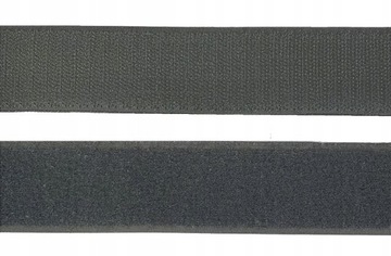 RZEP 3cm Taśma Rzepowa Obie Strony 30mm - 1mb Szary