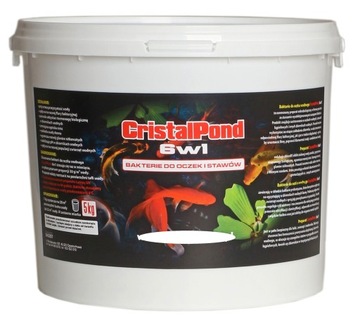 CristalPond 6w1 Bakterie do oczka wodnego 5x1kg