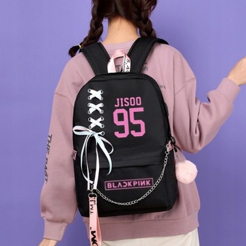 PLECAK Blackpink Backpack Tik Tok ROSE Tornister