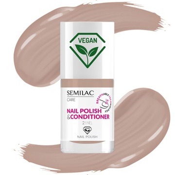 SEMILAC LAKIER DO PAZNOKCI Z ODŻYWKĄ BREATHABLE - 010