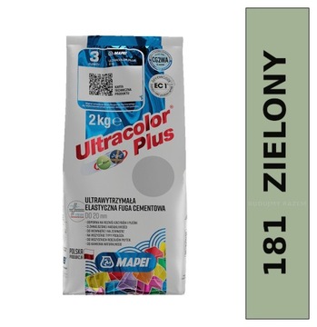 MAPEI FUGA Elastyczna Ultrawy Bio Ultracolor Plus 181 ZIELONY 2kg