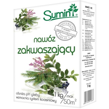 Sumin nawóz zakwaszający 1 kg, zakwasza