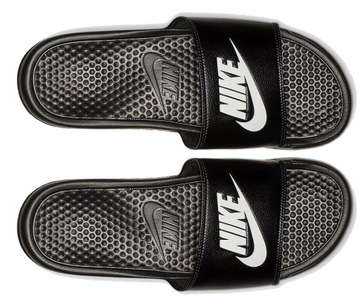 NIKE Klapki BENASSI JDI r 42,5 czarne na basen siłownia plażę 343880 090