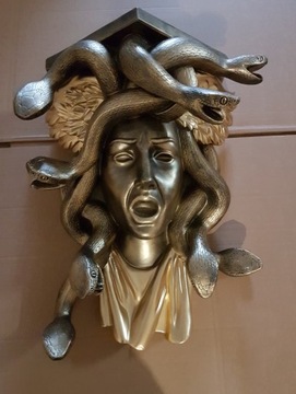 Rozeta Meduza Grecka kinkiet na sciane salon 49cm
