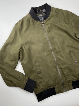 Kurtka męska przejściowa bomberka khaki bomber jacket DISTORTION r. M